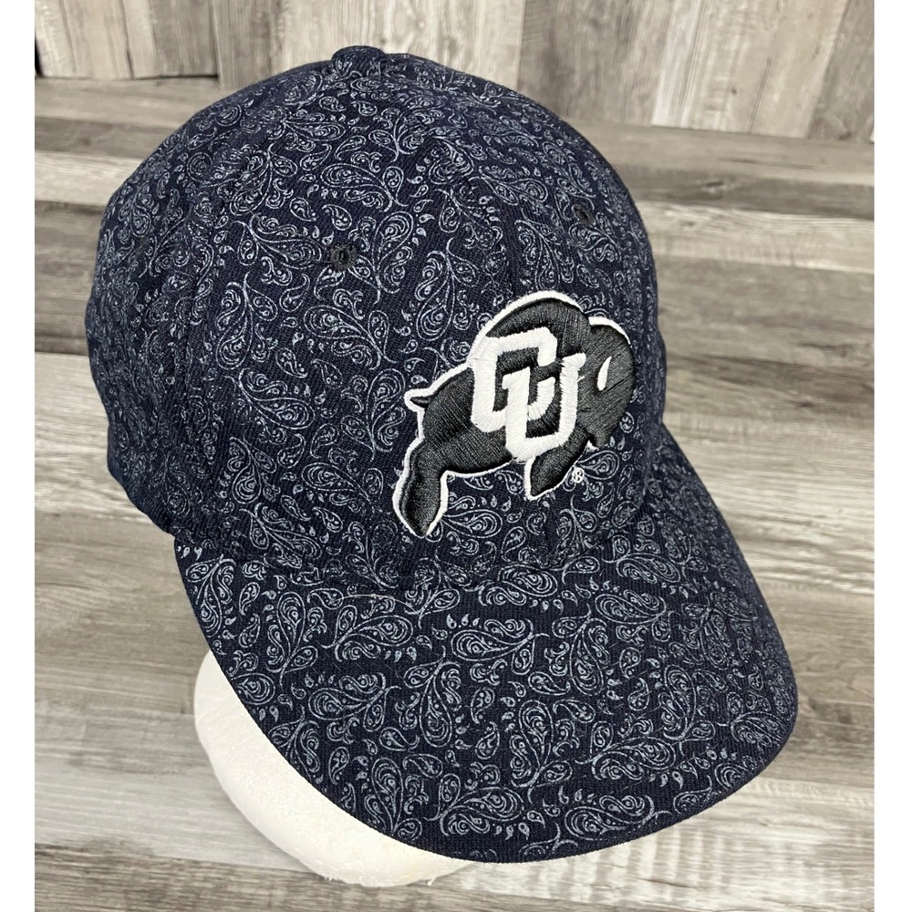 Zephyr Colorado Buffaloes Paisley Fitted Hat  CU Buffs M/L 32/5 Chopped